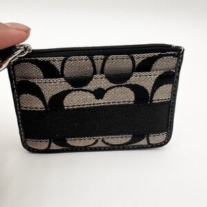 Black and Tan Card Wristlet
